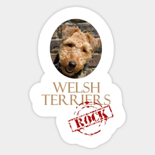 Welsh Terriers Rock! Sticker